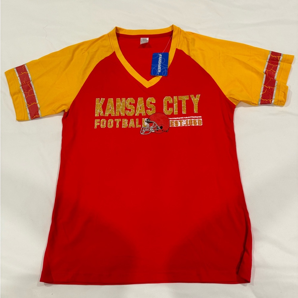 NWT Kansas City Football women’s shirt